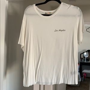 Los Angeles T-shirt. Long crop